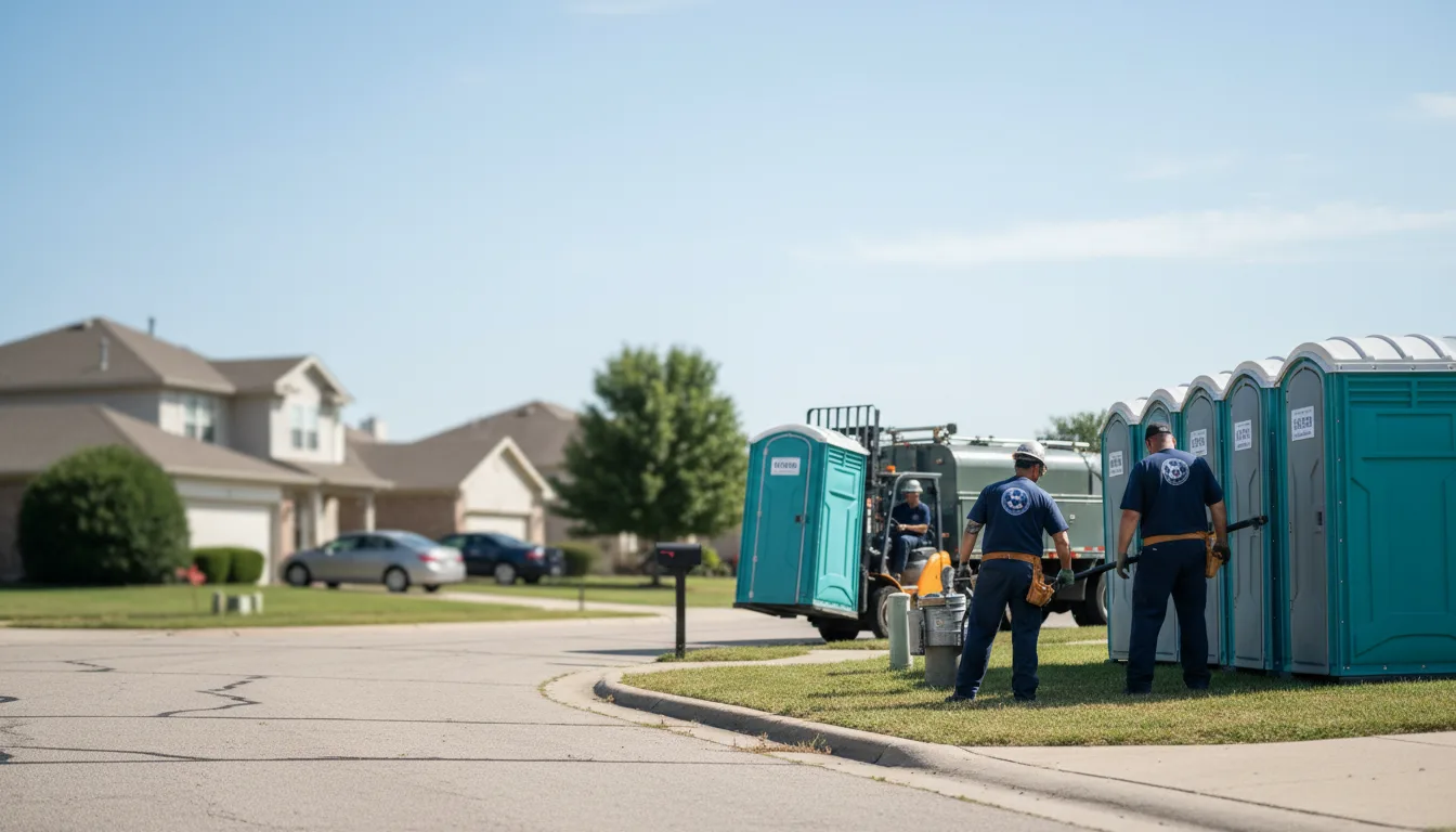 Porta Potty Rental in Roanoke, IL near me